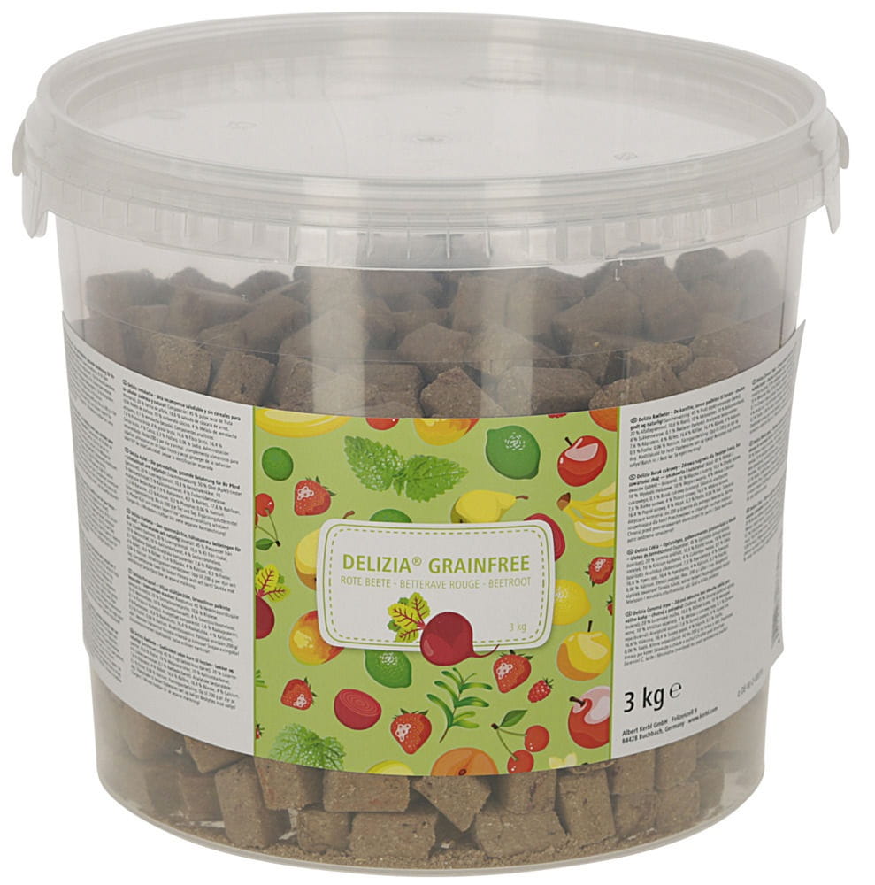 Smakołyki dla konia Delizia GrainFree, burak, 3 kg, Kerbl - Cavalo